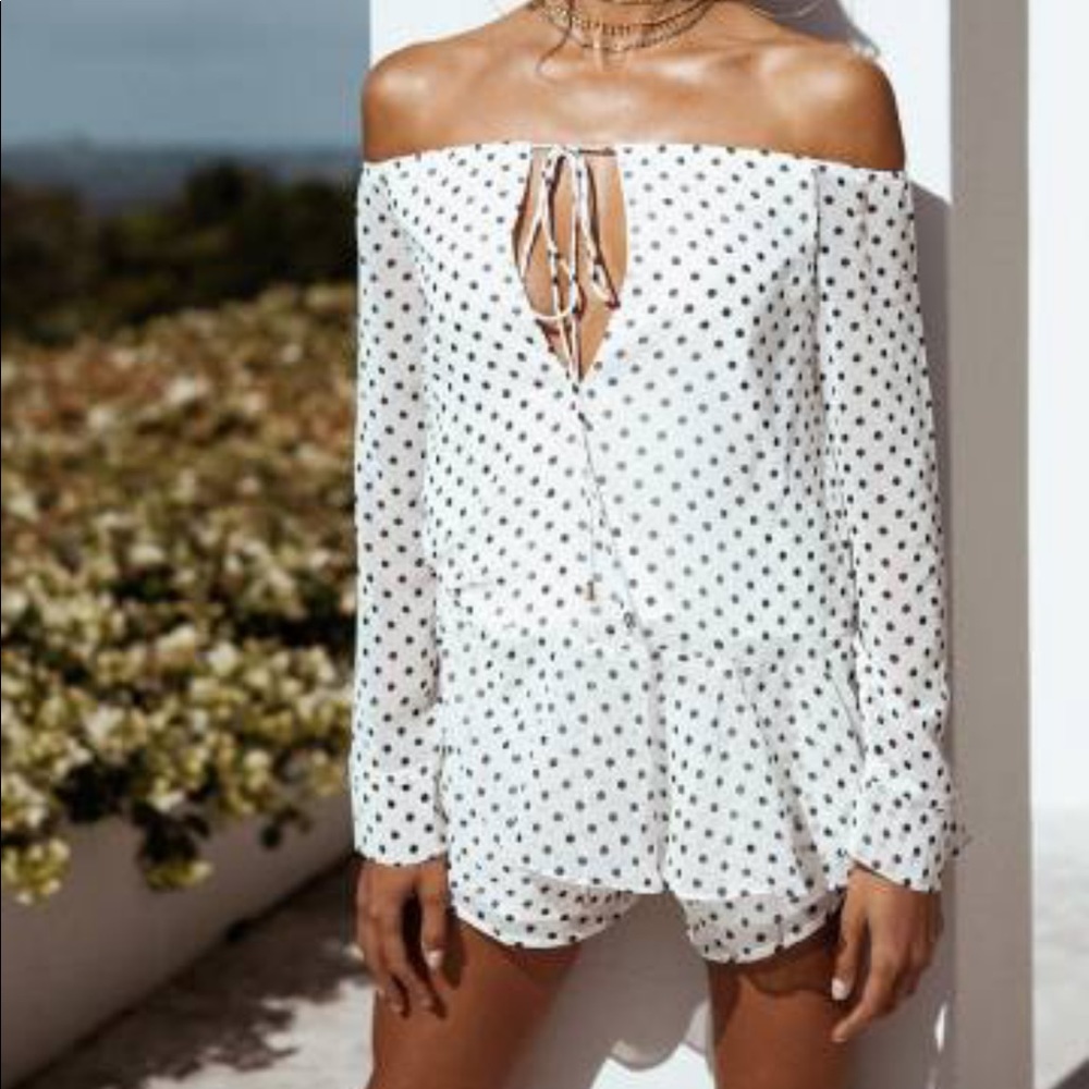 Sabo Skirt Polka Dot Set